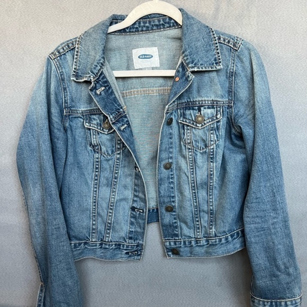 Old Navy Cropped Jean Jacket - Size S